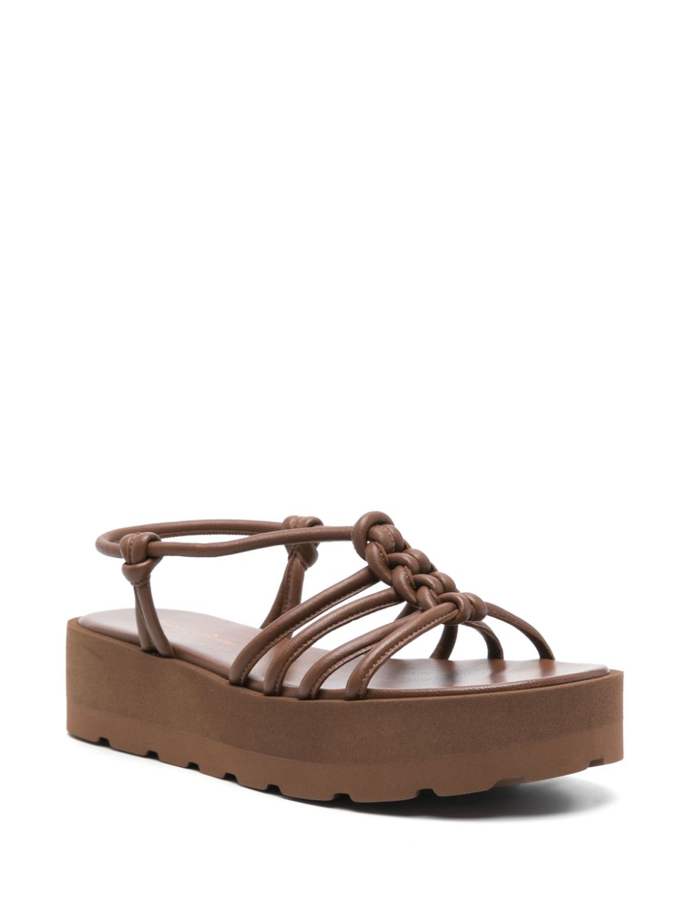 Gianvito Rossi Women Hebe Leather Sandals GIANVITO ROSSI