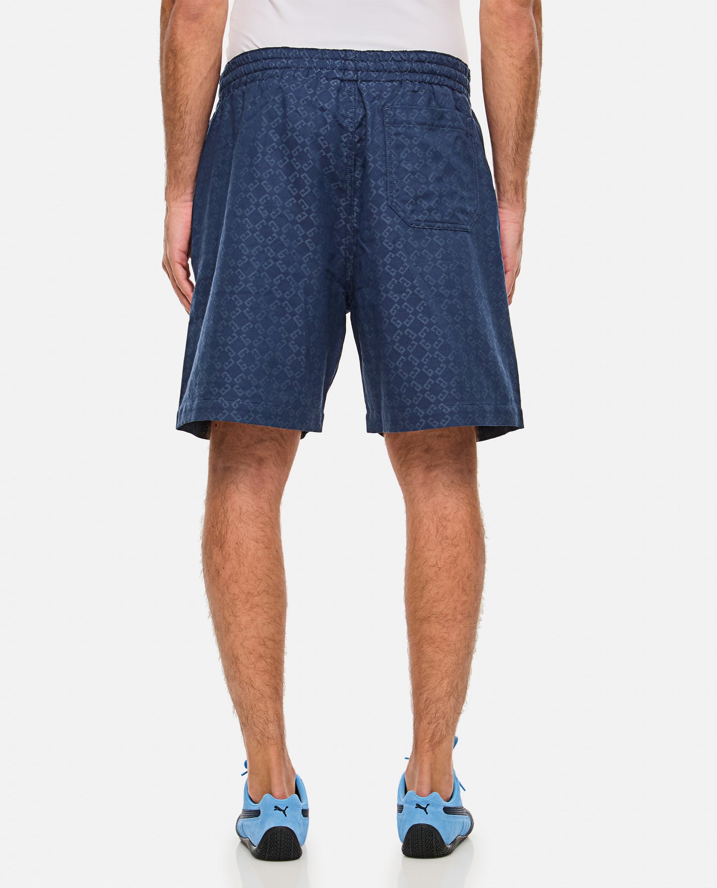 Givenchy Men Short Denim Monogram GIVENCHY