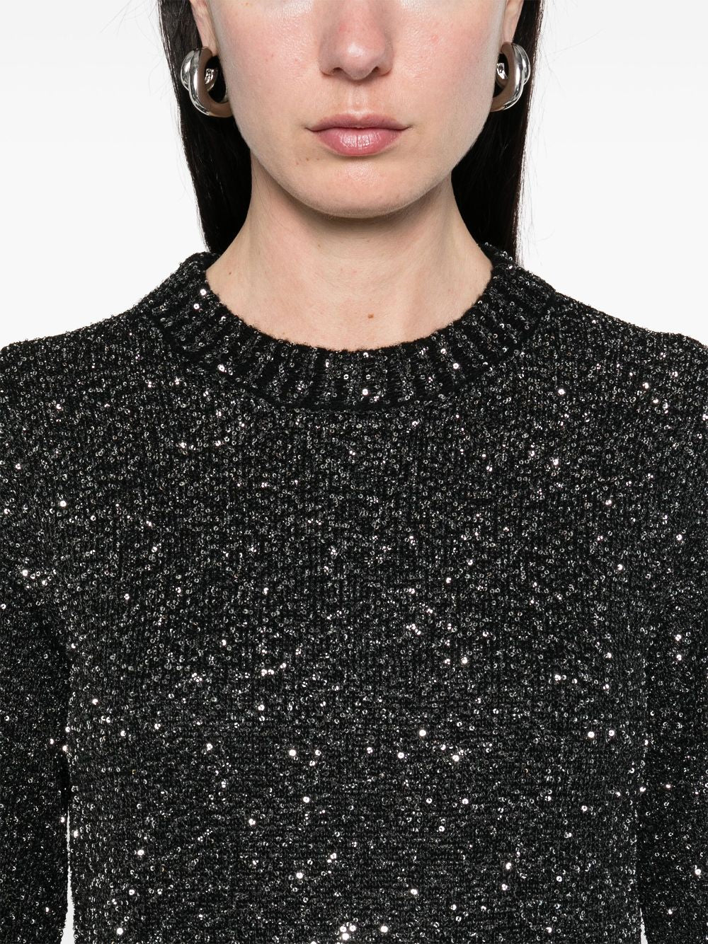 Golden Goose Women Sequined Wool Blend Jumper GOLDEN GOOSE