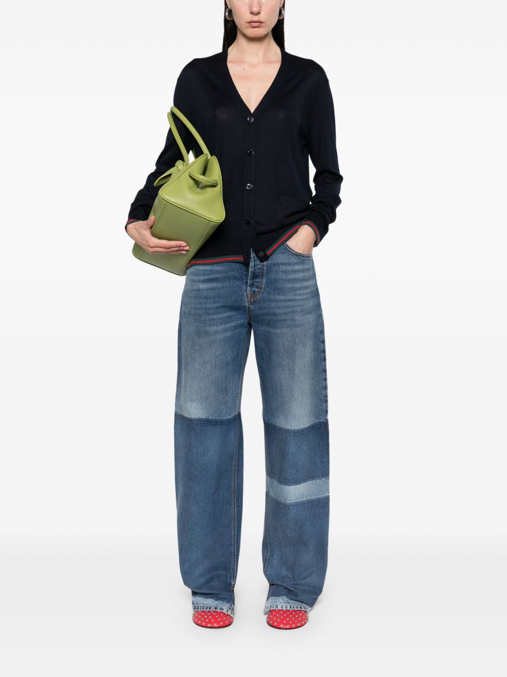 Gucci Women Boyfriend Denim Cotton Jeans GUCCI
