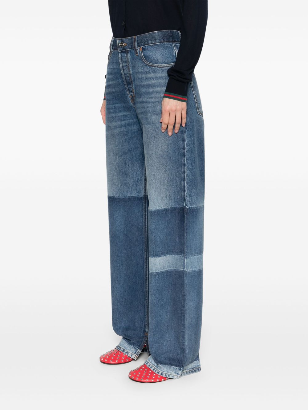 Gucci Women Boyfriend Denim Cotton Jeans GUCCI
