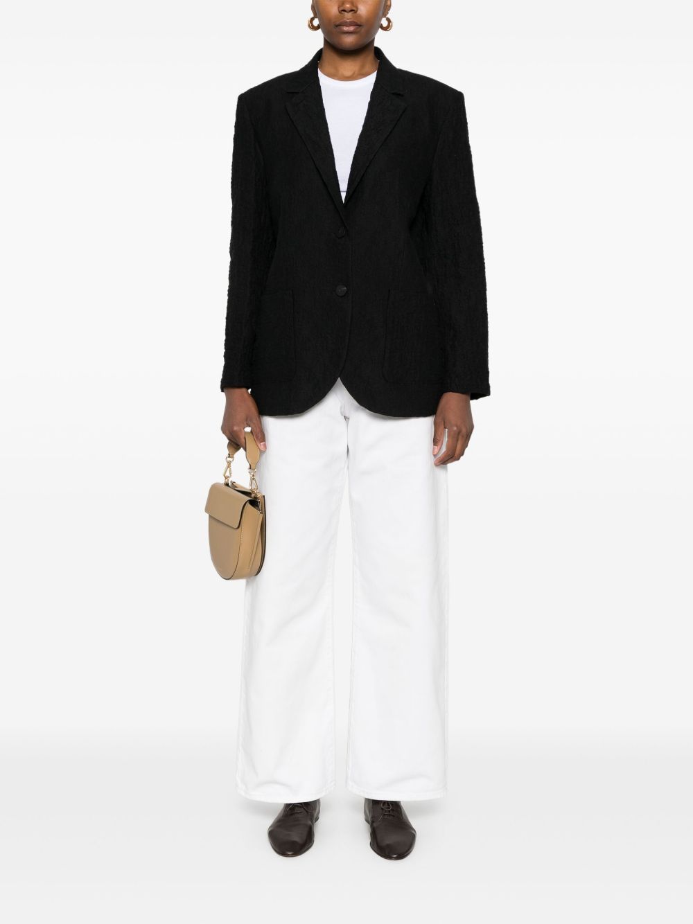 Harris Wharf London Women Cotton Blend Blazer Jacket
