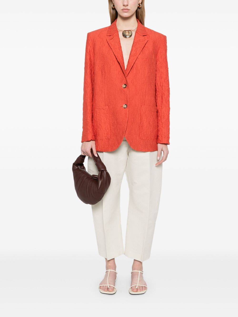 Harris Wharf London Women Cotton Blend Blazer Jacket