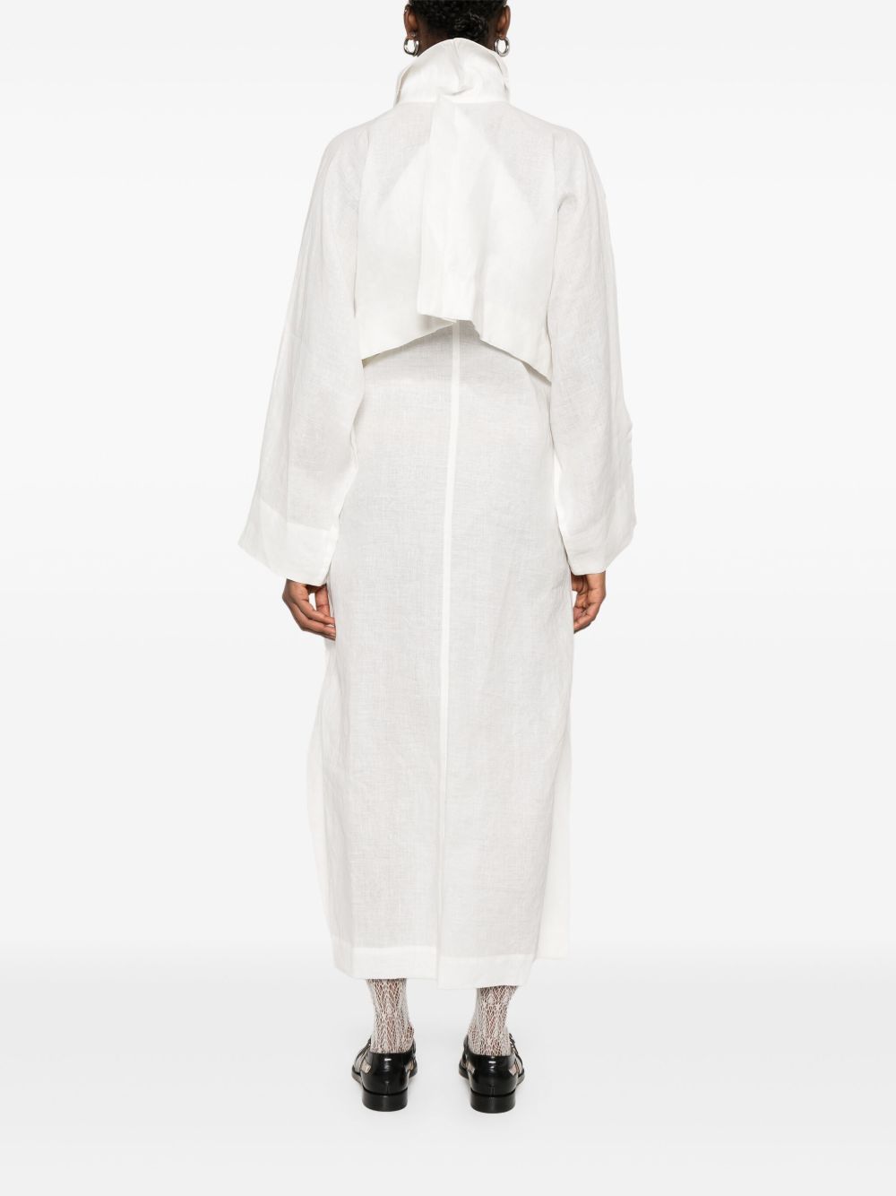 Issey Miyake Women Long Coat ISSEY MIYAKE