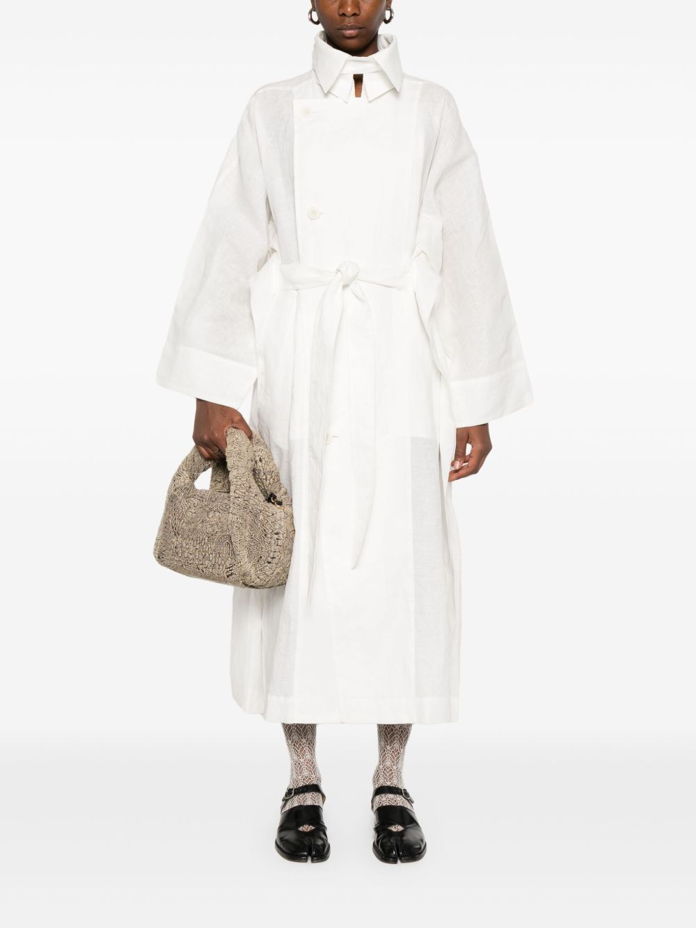 Issey Miyake Women Long Coat ISSEY MIYAKE