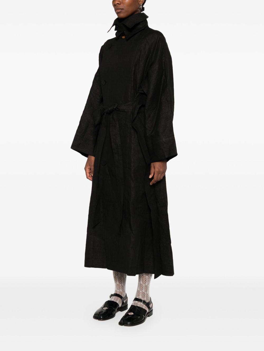 Issey Miyake Women Long Coat ISSEY MIYAKE