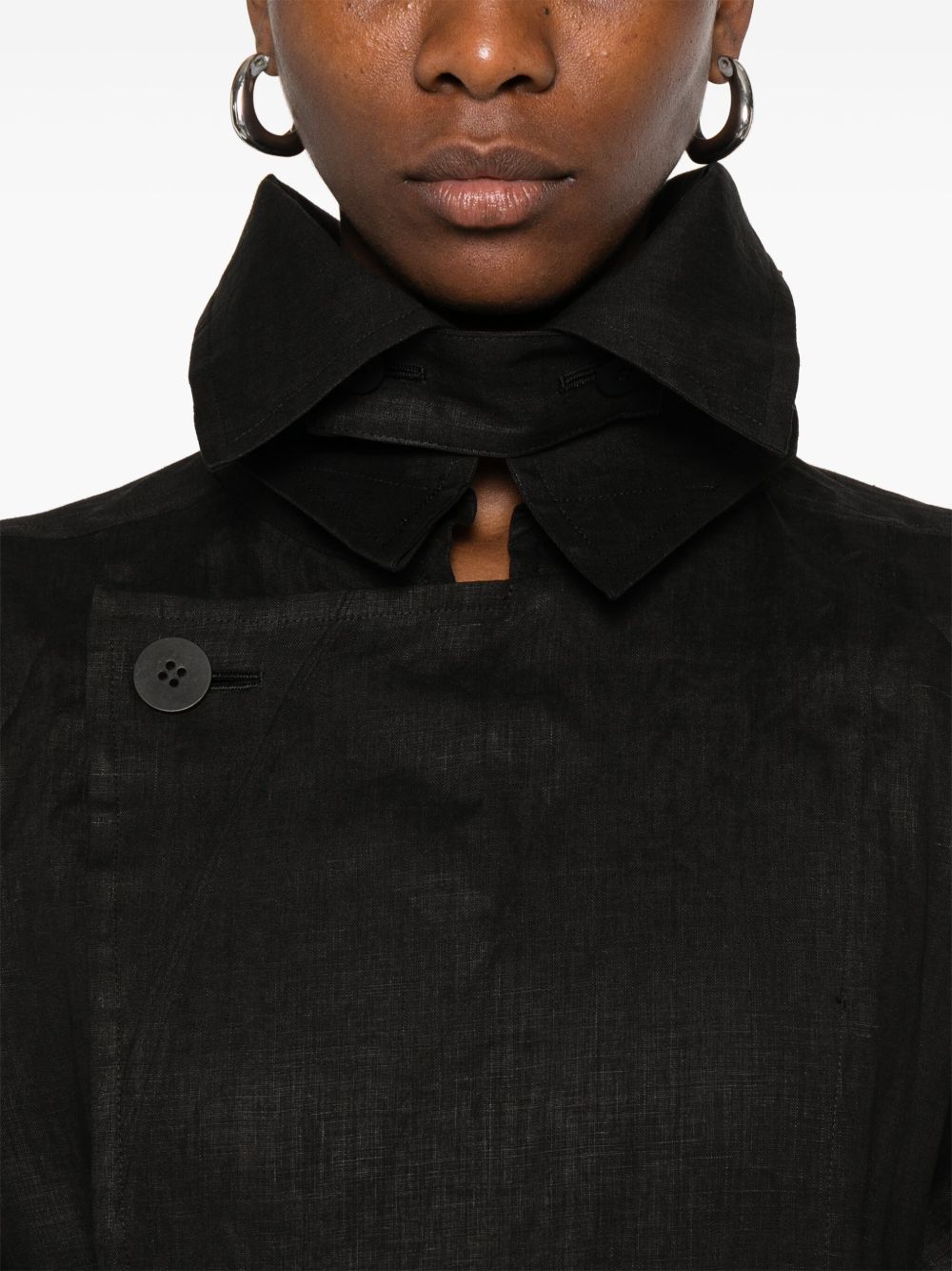 Issey Miyake Women Long Coat ISSEY MIYAKE