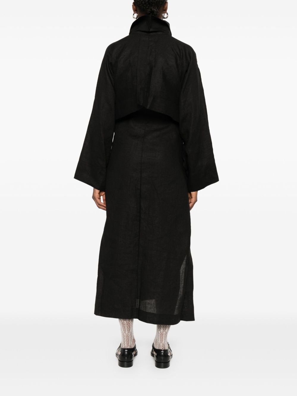 Issey Miyake Women Long Coat ISSEY MIYAKE