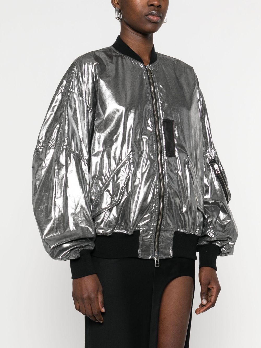 Junya Watanabe Women Metallic Effect Bomber Jacket JUNYA WATANABE