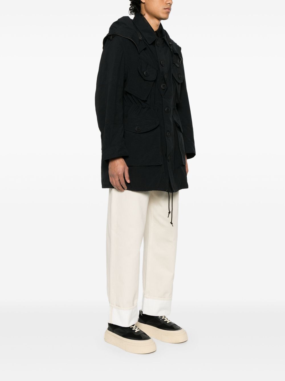 Junya Watanabe Men Nylon Parka Coat JUNYA WATANABE