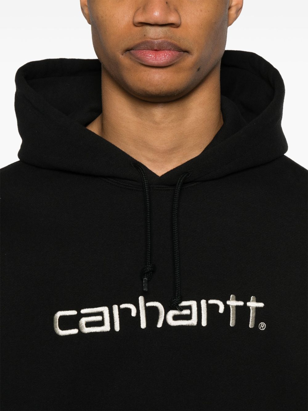 Junya Watanabe Men Printed Cotton Hoodie