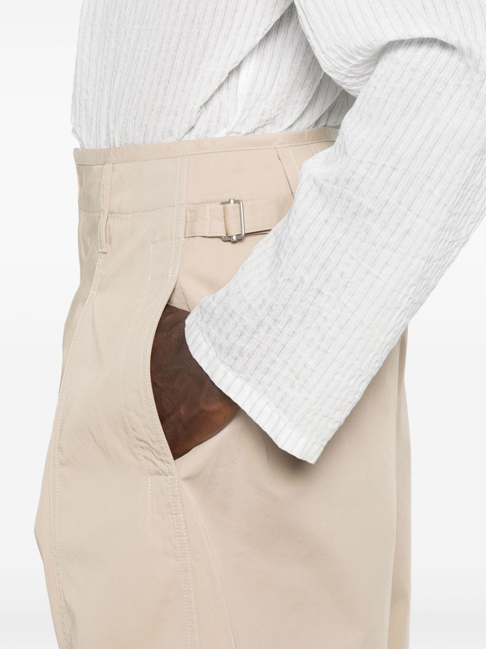 Lemaire Men Cotton Bermuda Trousers LEMAIRE