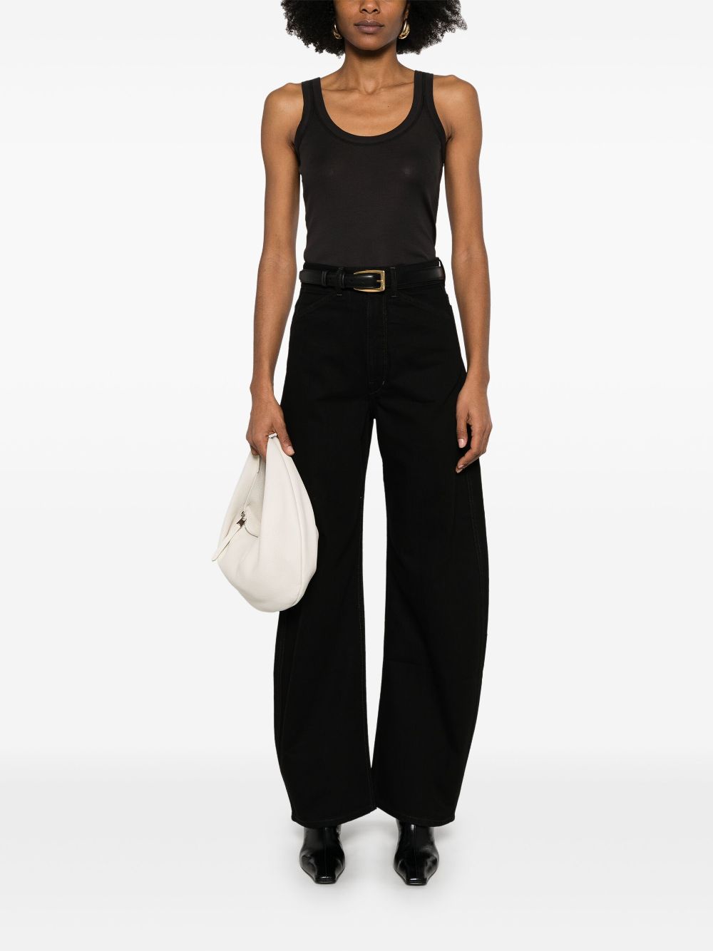 Lemaire Women Ribbed Cotton Tank Top LEMAIRE