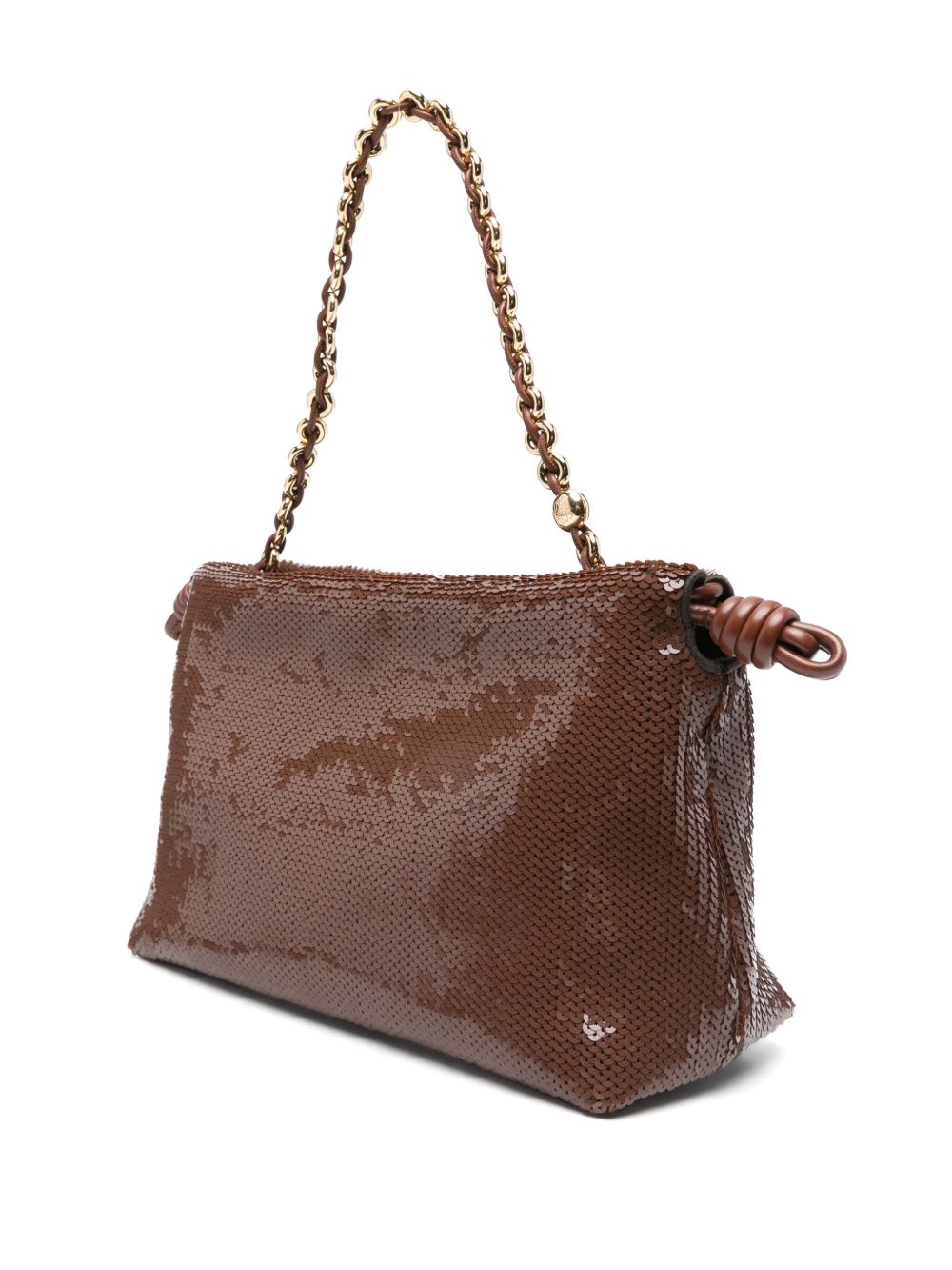 Loewe Women Flamenco Medium Sequined Clutch