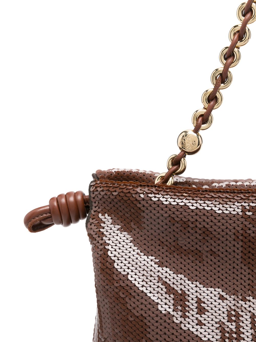 Loewe Women Flamenco Medium Sequined Clutch
