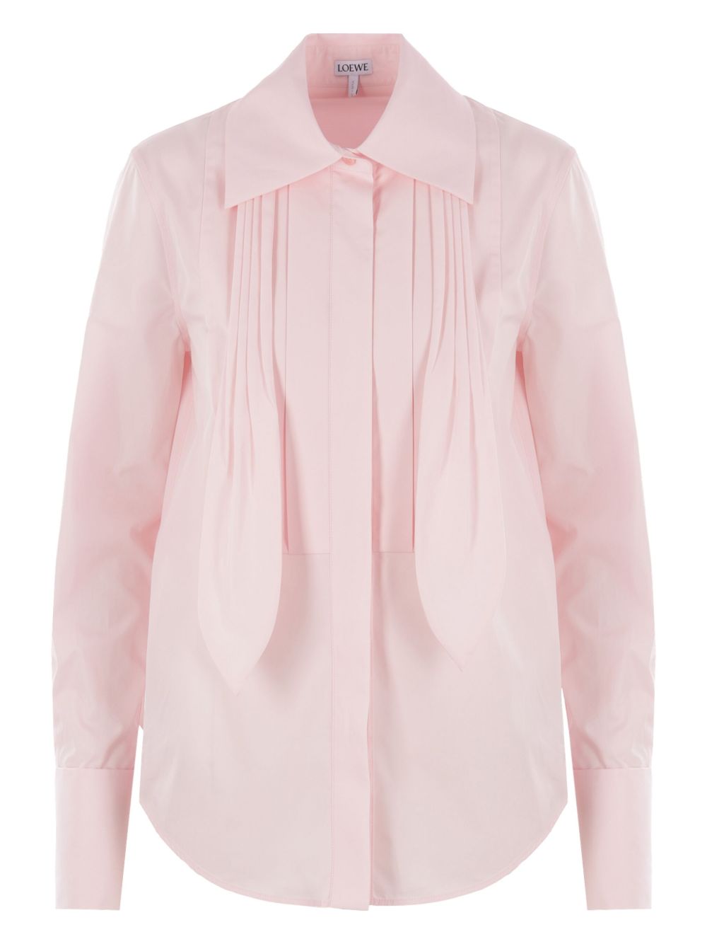 Loewe Women Draped Cotton Shirt LOEWE
