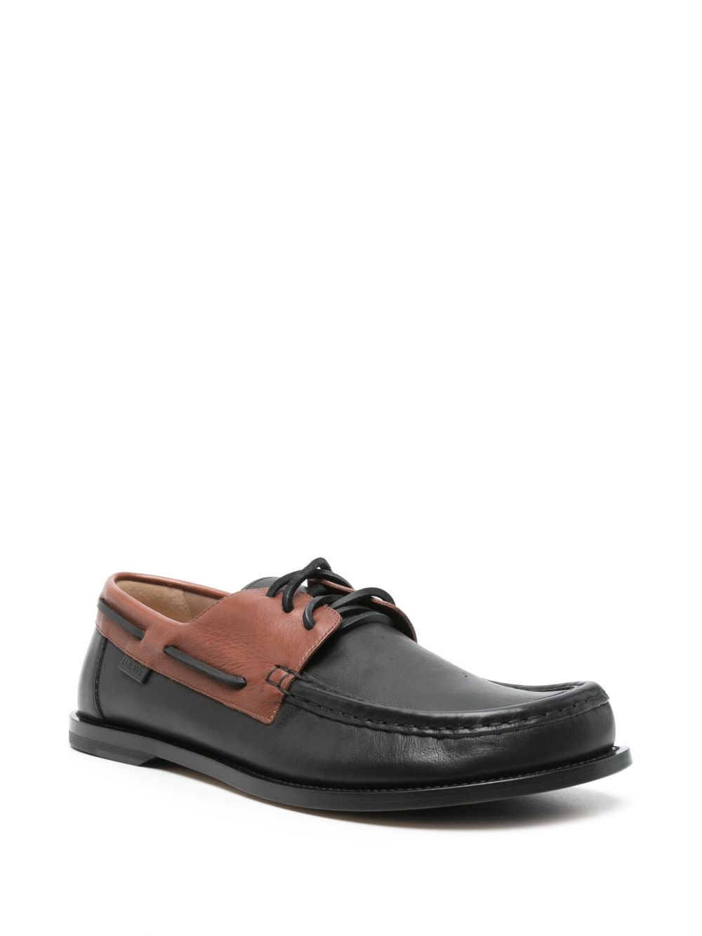 Loewe Men Campo Leather Boat Shoes LOEWE