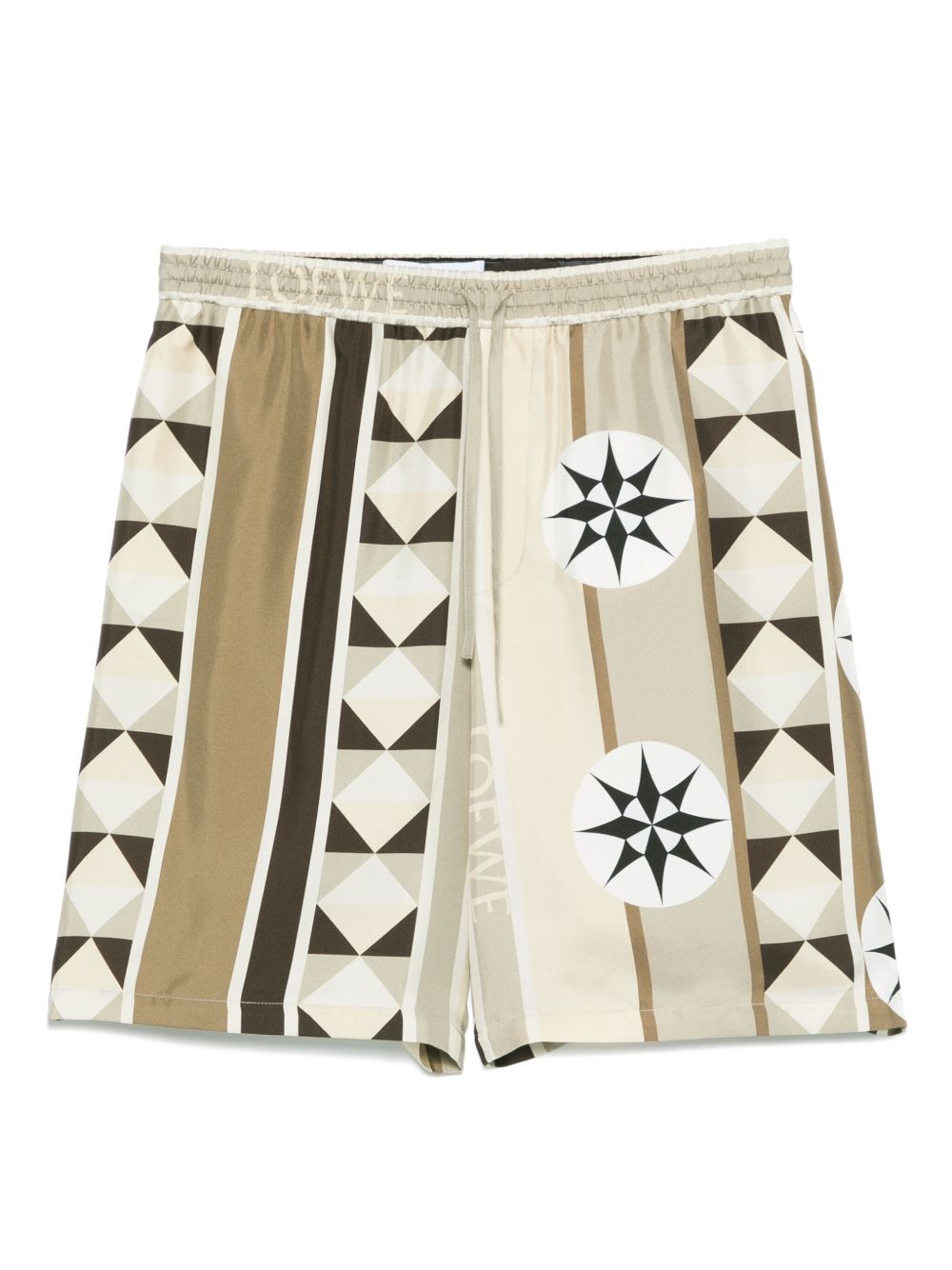 Loewe Paula's Ibiza Men Printed Silk Shorts LOEWE