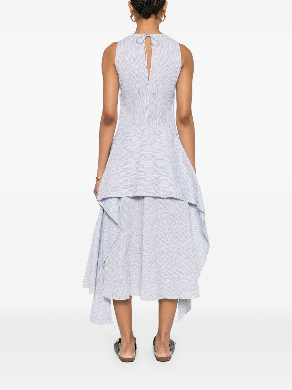 Loewe Paula's Ibiza Women Cotton Blend Midi Dress LOEWE