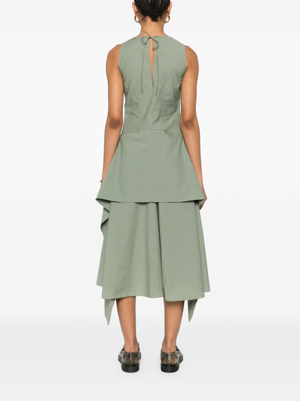 Loewe Paula's Ibiza Women Cotton Blend Midi Dress LOEWE