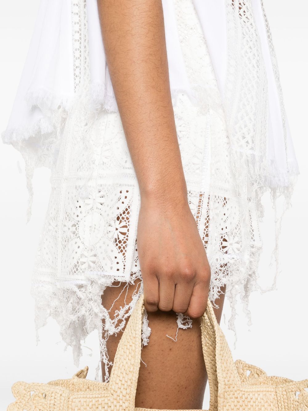Loewe Paula's Ibiza Women Cotton Mini Skirt LOEWE