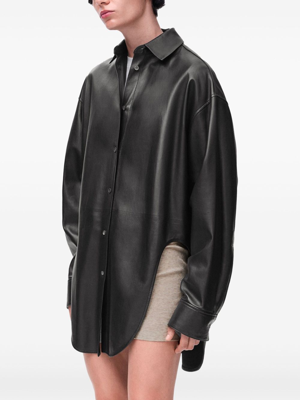 Loewe Women Leather Shirt LOEWE