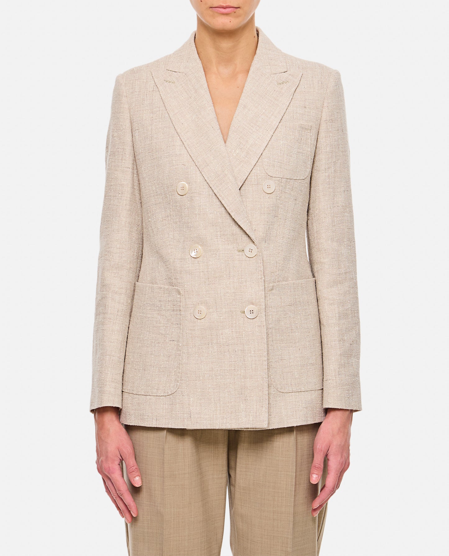 Max Mara Women Targa Linen Blazer MAX MARA