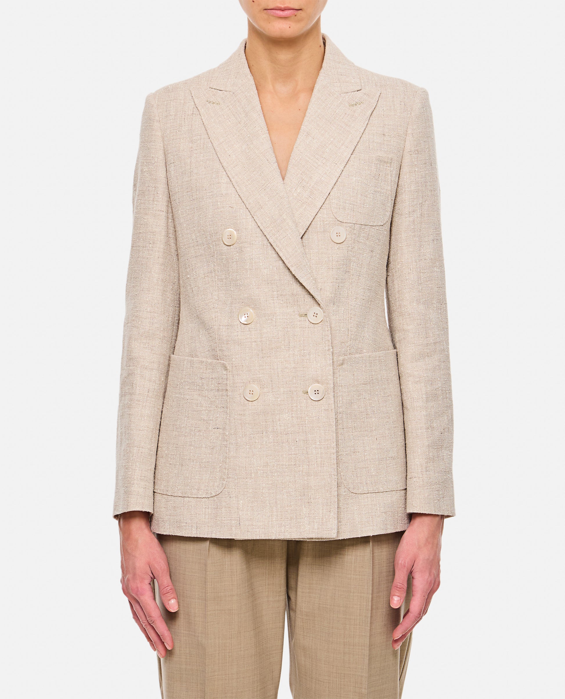 Max Mara Women Targa Linen Blazer MAX MARA