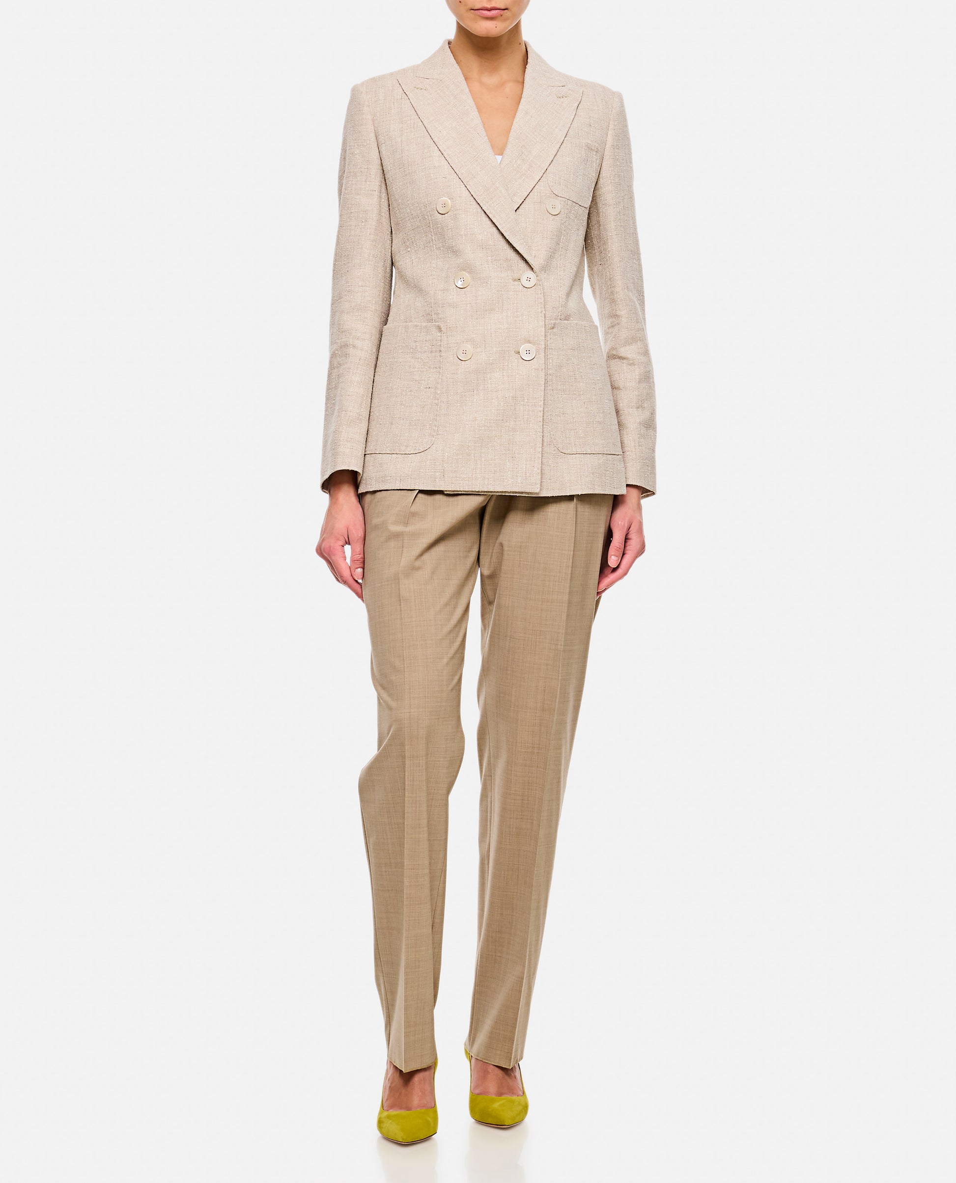 Max Mara Women Targa Linen Blazer MAX MARA