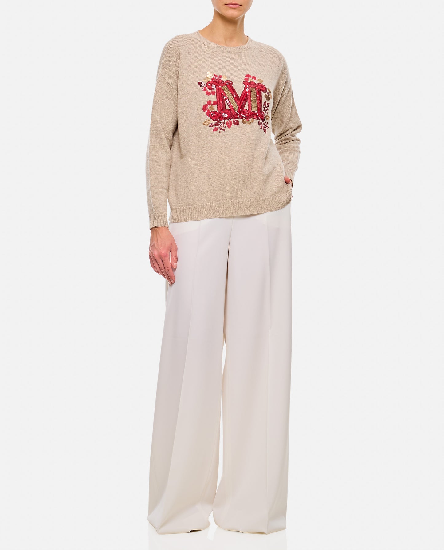 Max Mara Women Ninfa Wide Leg Trousers MAX MARA