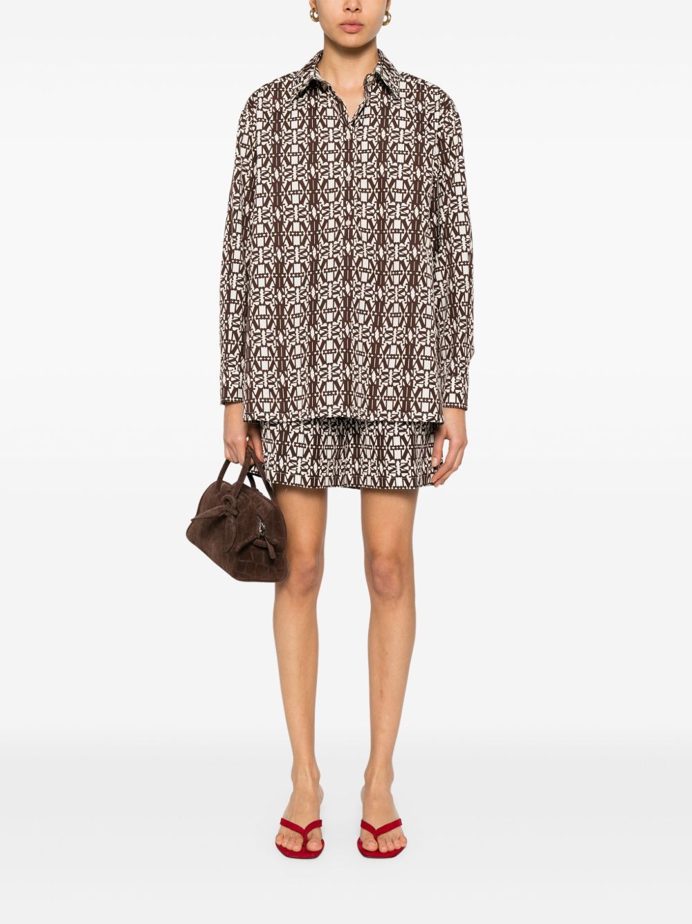 Max Mara Women Printed Cotton Shorts MAX MARA