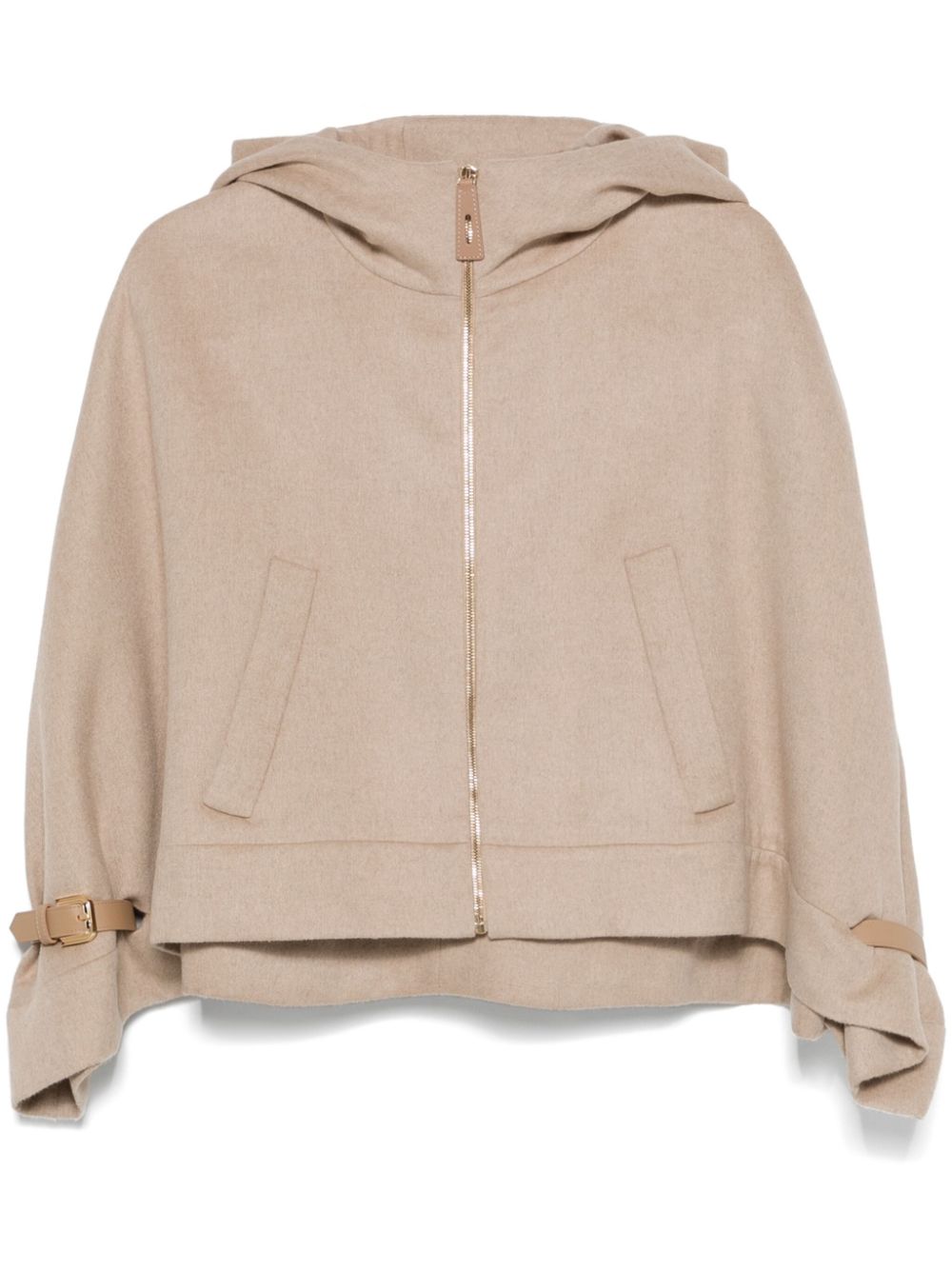 Max Mara Women Wool Hooded Cape MAX MARA