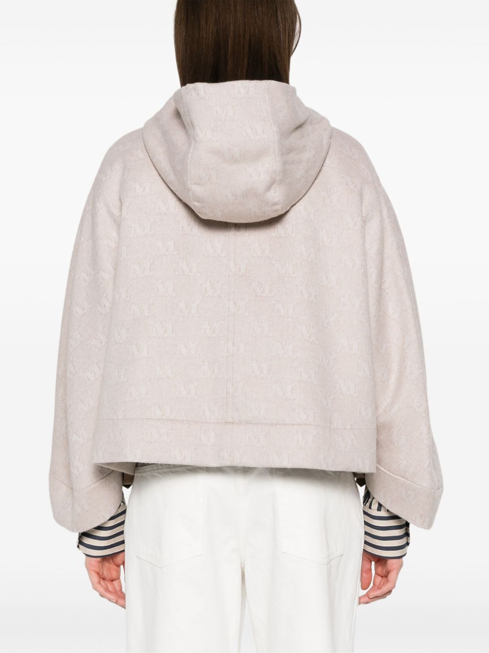Max Mara Women Wool Hooded Cape MAX MARA