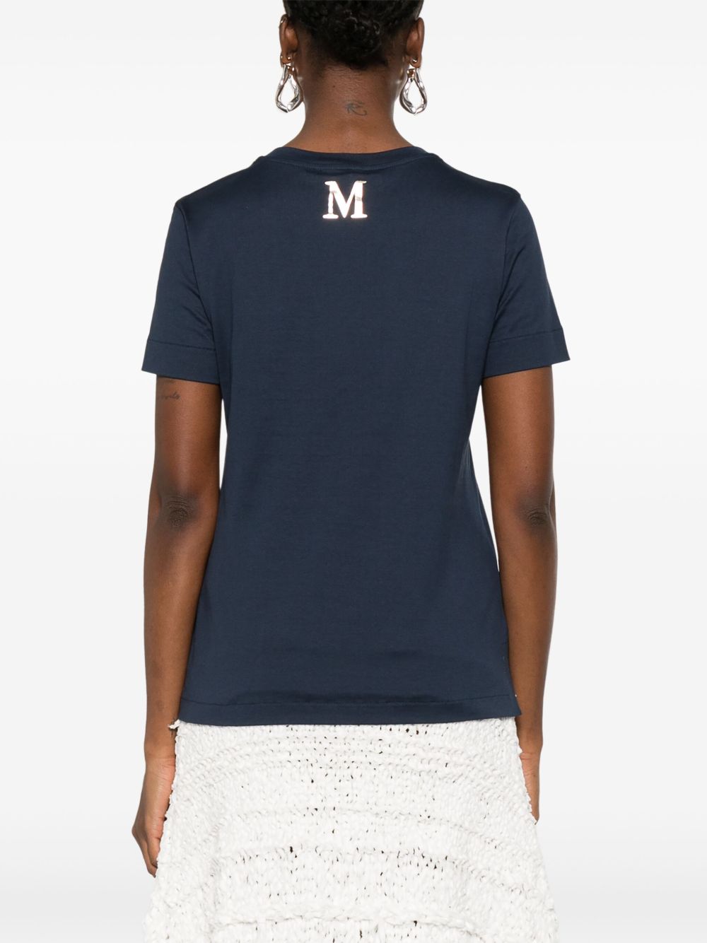 'S Max Mara Women Logo Cotton T-Shirt S MAX MARA