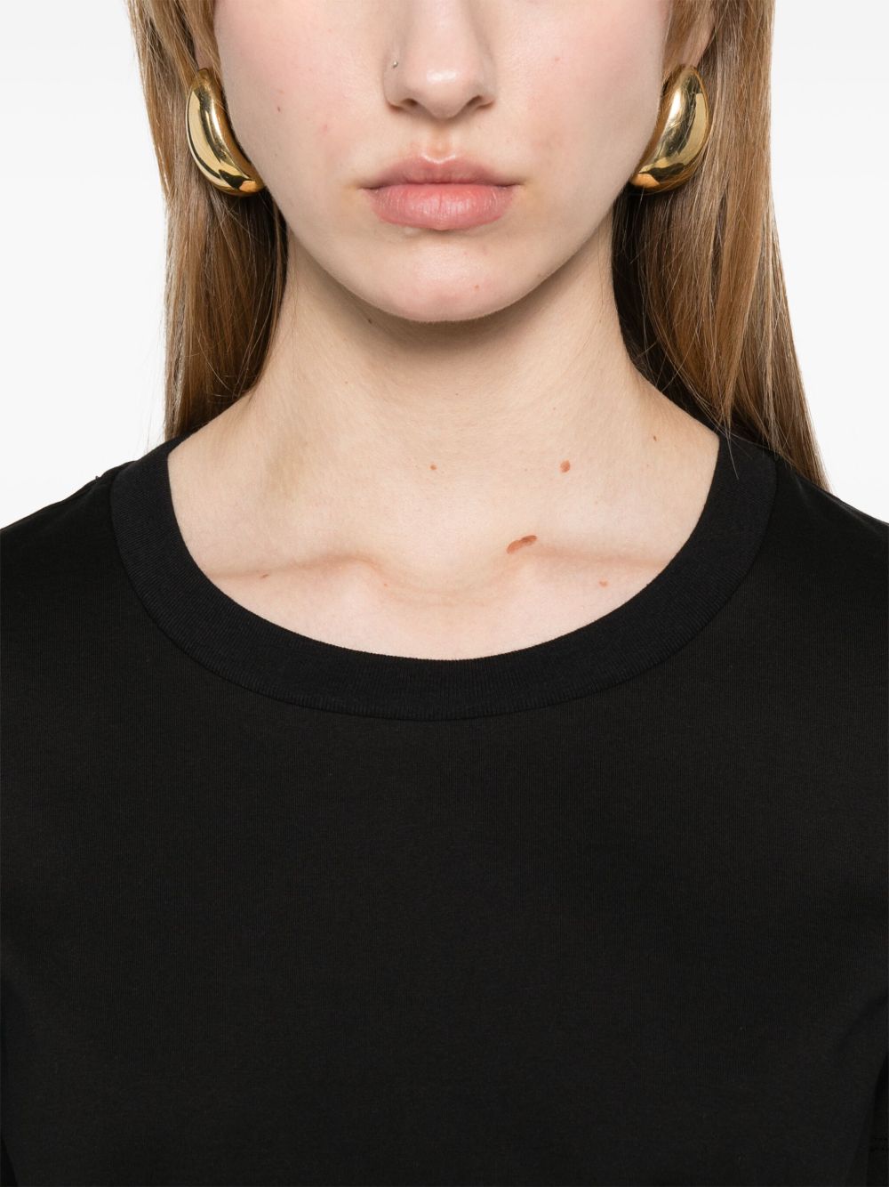 'S Max Mara Women Embroidered Cotton T-Shirt S MAX MARA