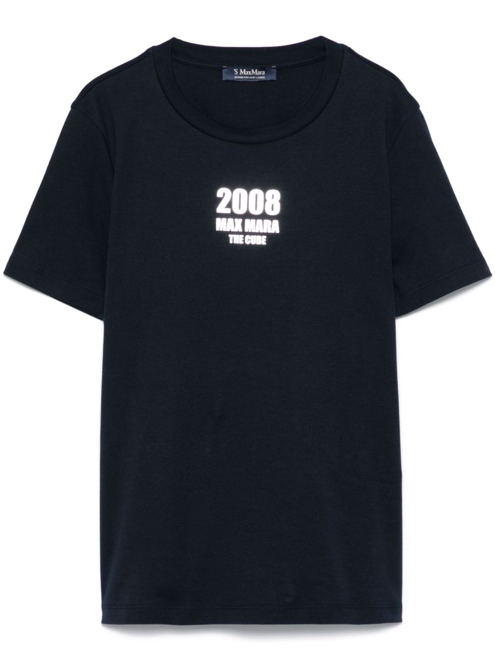 'S Max Mara Women Logo Cotton T-Shirt S MAX MARA