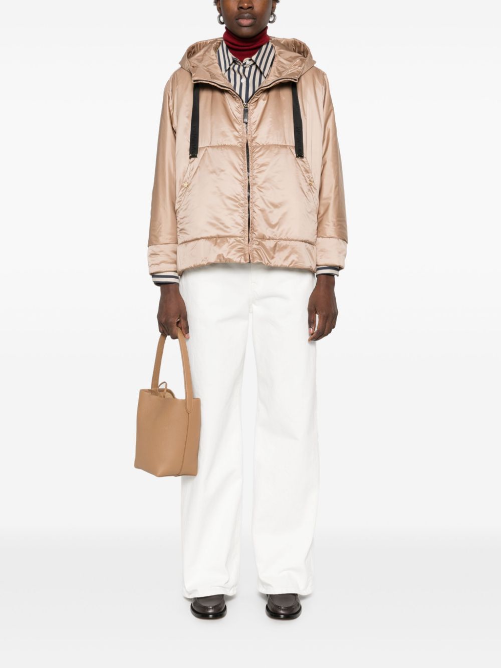 Max Mara The Cube Women Short Hooded Down Jacket MAX MARA THE CUBE