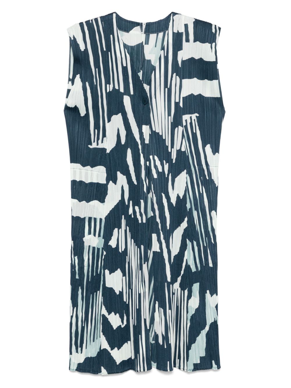 Pleats Please Issey Miyake Women Printed Pleated Vest PLEATS PLEASE ISSEY MIYAKE