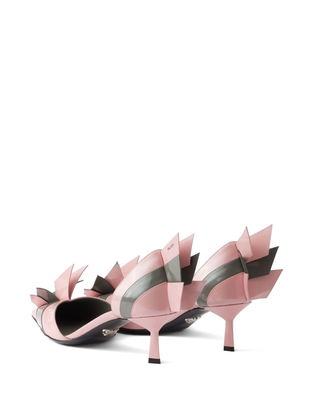 Prada Women Patent Leather Bicolor Pumps PRADA