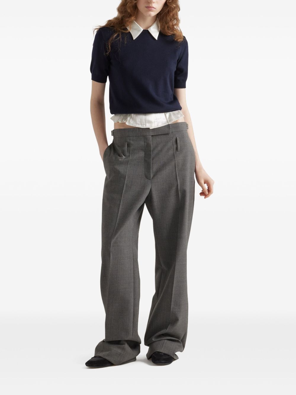 Prada Women Wool T-Shirt