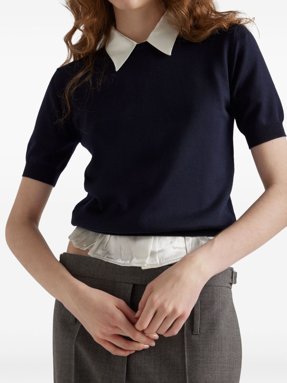 Prada Women Wool T-Shirt