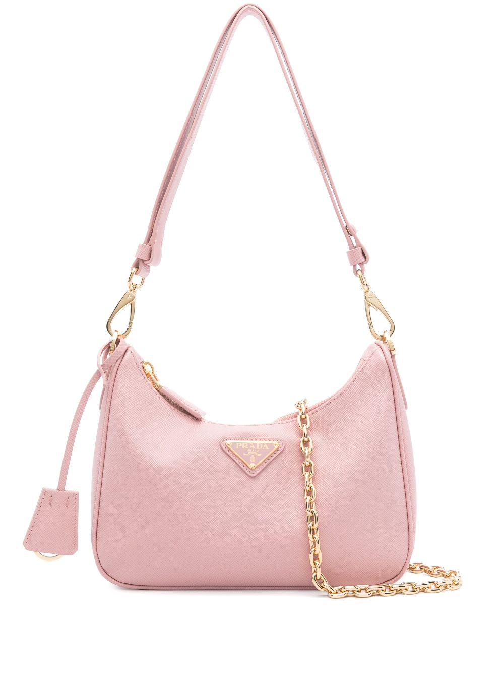 Prada Women Re-Edition Leather Shoulder Bag PRADA