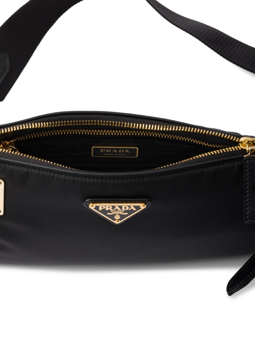 Prada Women Re-Nylon And Leather Shoulder Bag PRADA