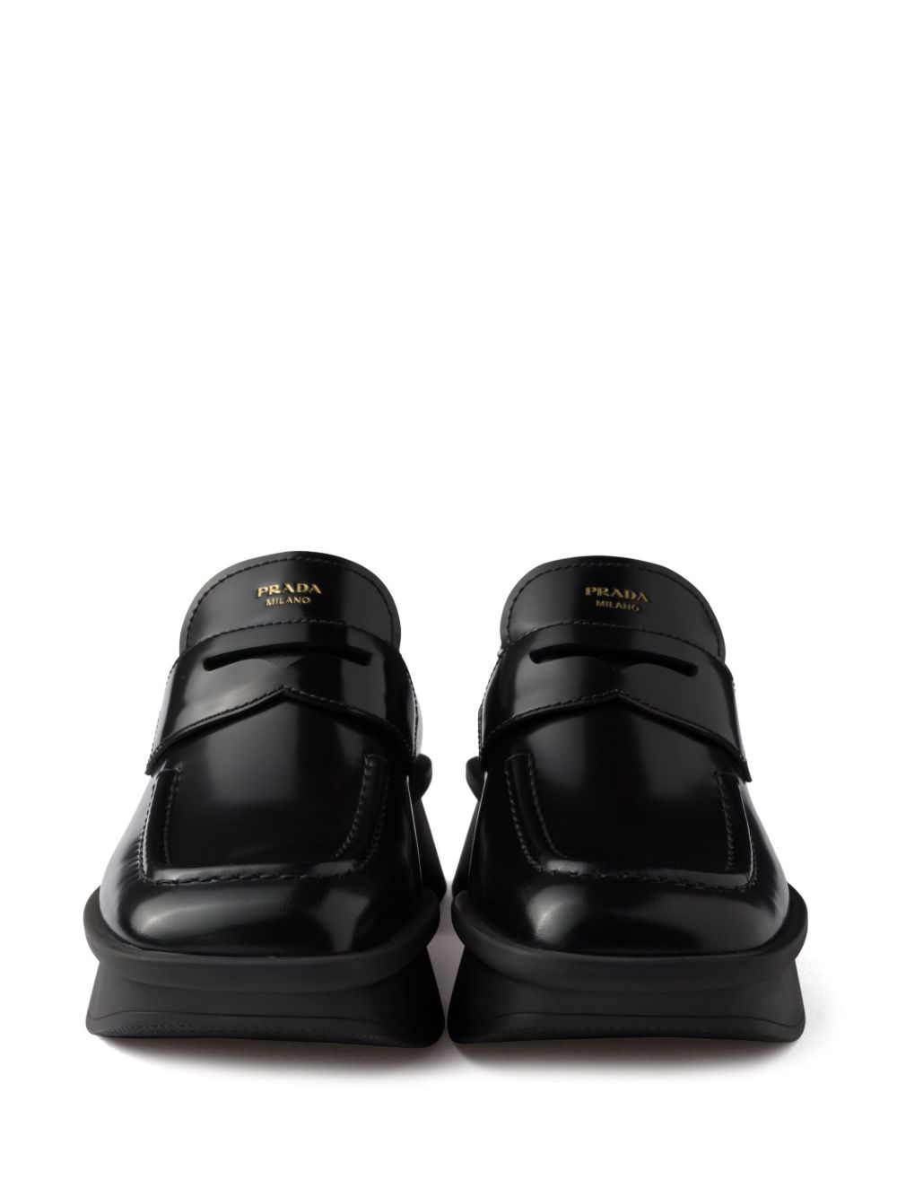 Prada Women Equal Leather Loafers PRADA
