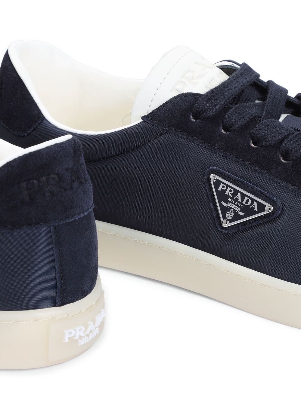 Prada Men Lane Suede Leather Sneakers PRADA