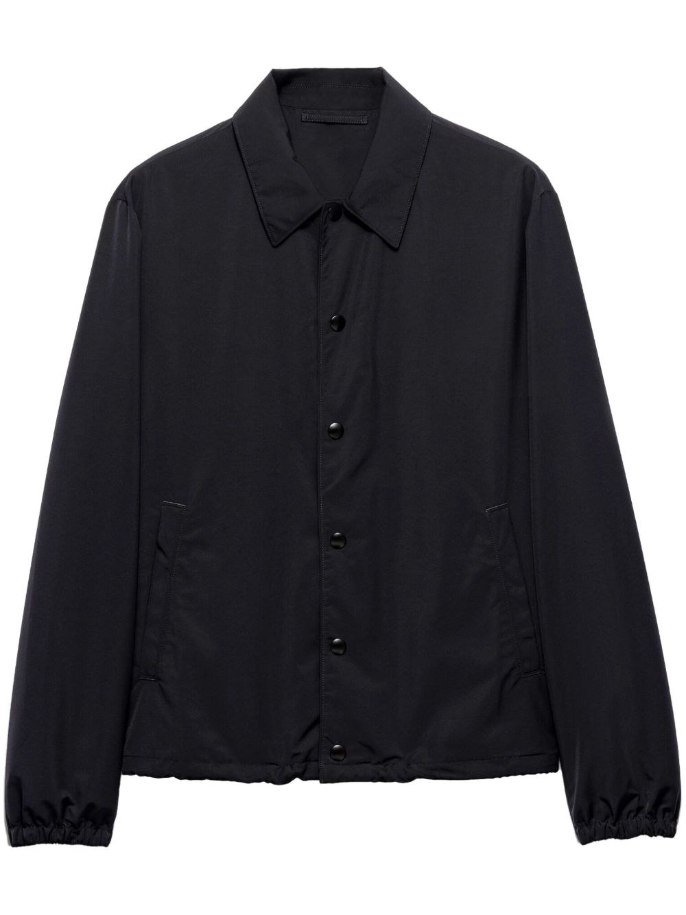 Prada Men Wool Caban Coat