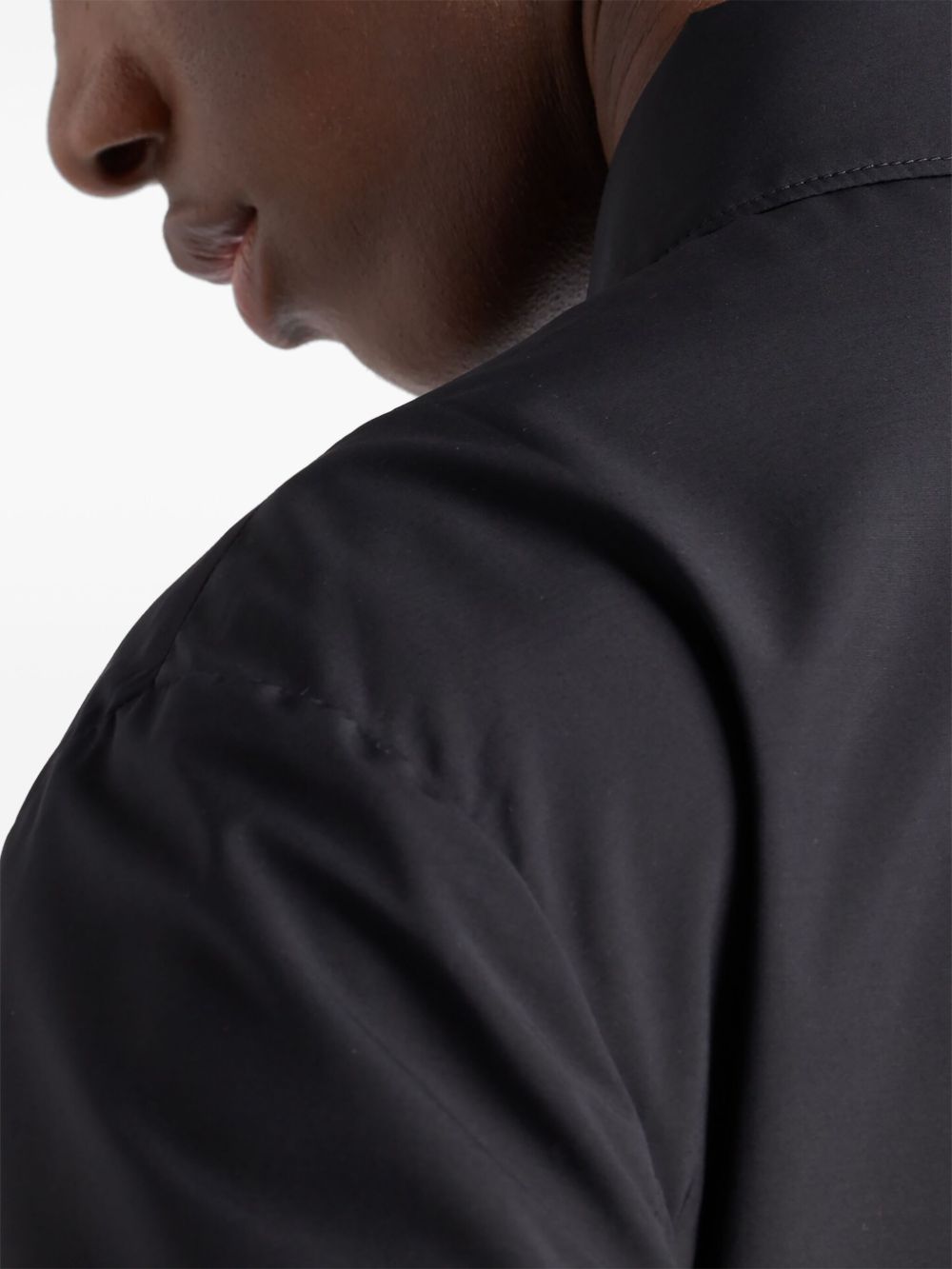 Prada Men Wool Caban Coat
