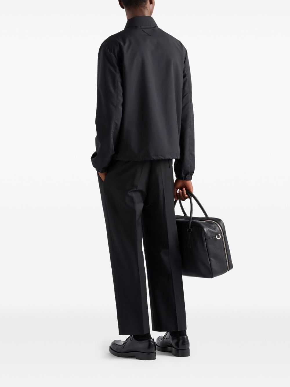 Prada Men Wool Caban Coat