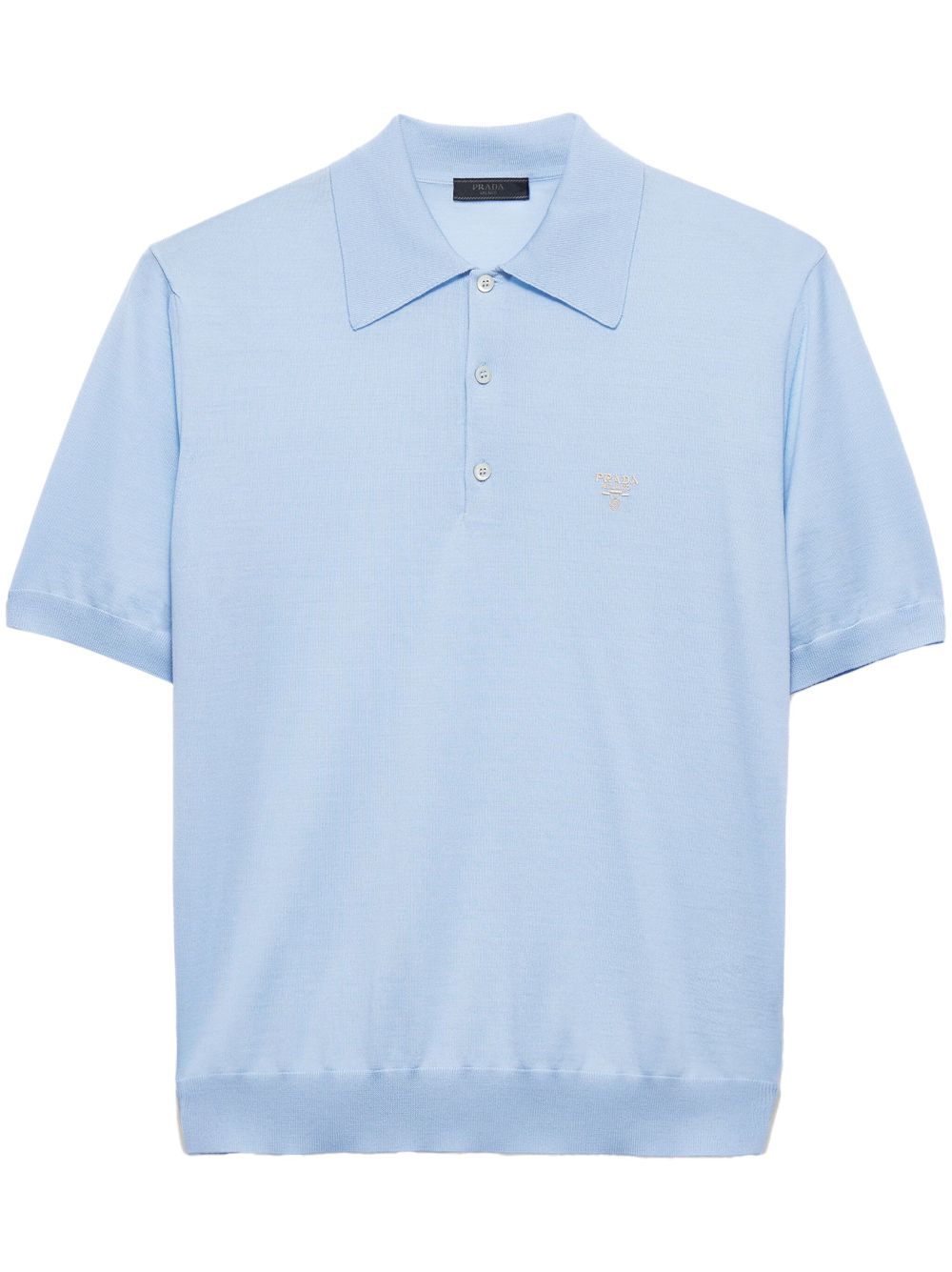 Prada Men Logo Wool Polo Shirt PRADA