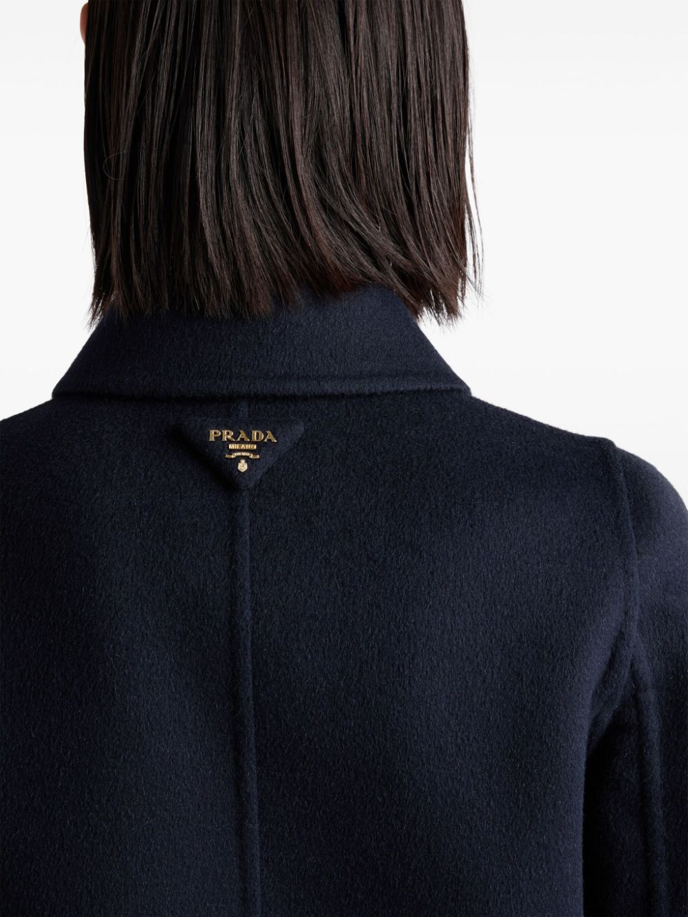 Prada Women Cashgora Double-Breasted Jacket PRADA
